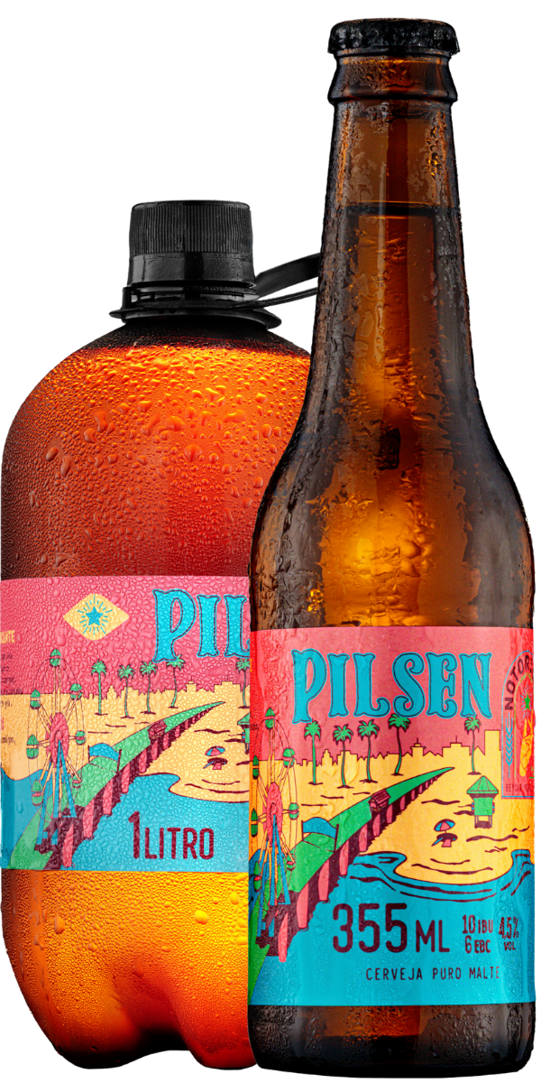 A Cerveja Pilsen Puro Malte Notorious é a tradução da simplicidade bem-feita. Leve e extremamente refrescante, traz o aroma suave dos lúpulos cítricos e o sabor limpo dos maltes selecionados, resultando em uma cerveja de baixa fermentação que convida sempre ao próximo gole.